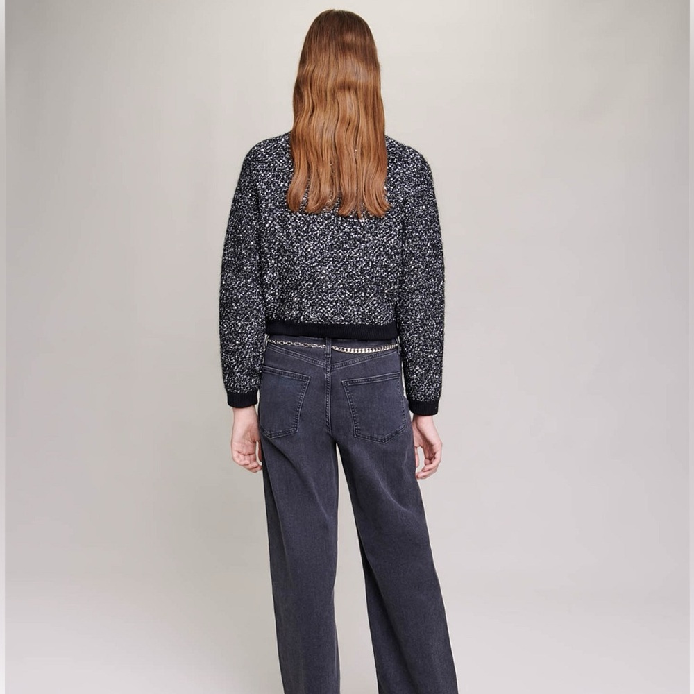 Maje Mevening Cropped Cardigan - Picture 5 of 6